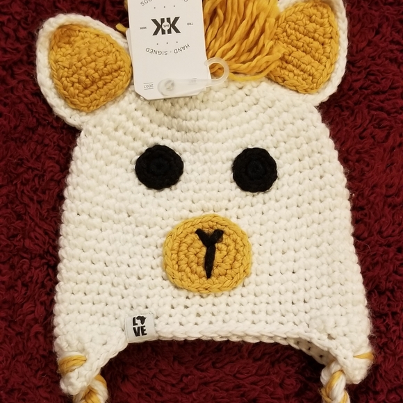 Krochet Kids Hand-Signed Eco Alpaca Beanie New With Tag - Picture 4 of 15